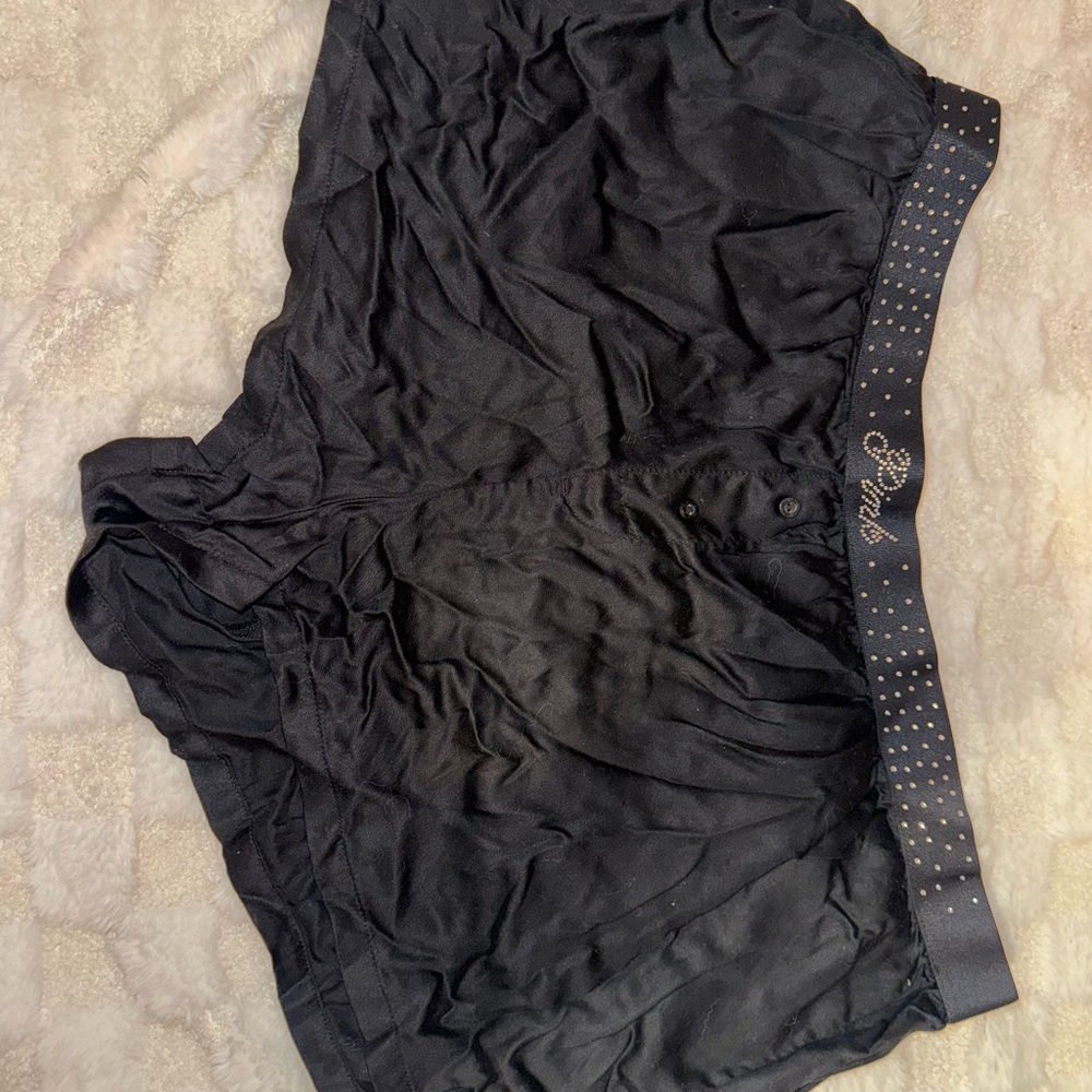 PINK silk sleeping shorts
